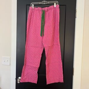 Vineyard Vines Pink Anchor Patterned Pajama Pants Size M